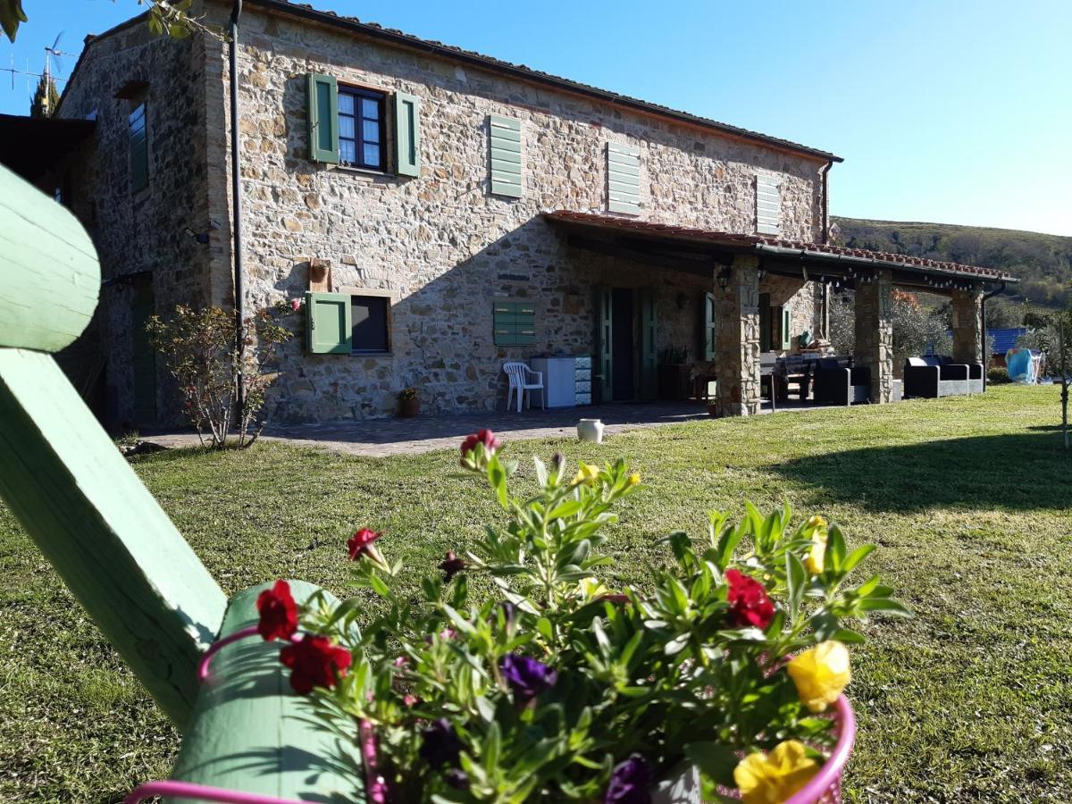 Podere Oliveta Montecatini Val di Cecina Bagian luar foto